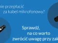 Rodzaje kabli audio: dwa złącza XLR, jedno męskie, drugie żeńskie, pokazują, jak wybrać dobry kabel mikrofonowy.