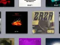 Płonący płomień na czarnym tle, obok napis "HEAT EXPLOSIVE DRUM KIT". To idealny trap drum kit dla każdego producenta.