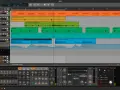 Sekwencja w Bitwig 8-Track z samplami perkusyjnymi i syntezatorami.