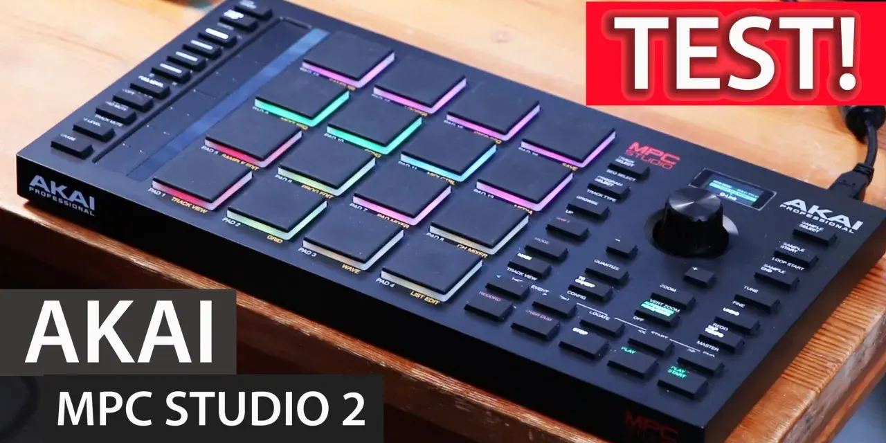 AKAI MPC Studio 2 - kontroler do produkcji muzyki z podświetlanymi padami, gotowy do testów.
