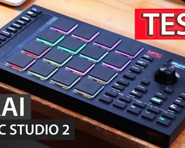 AKAI MPC Studio 2 - kontroler do produkcji muzyki z podświetlanymi padami, gotowy do testów.