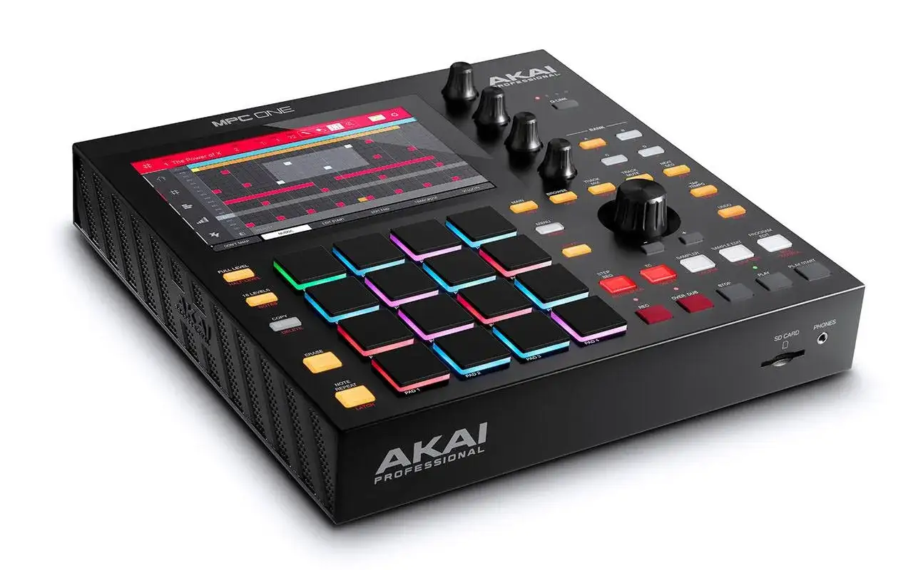 AKAI MPC ONE, zaawansowany sampler i kontroler MIDI, który pozwala tworzyć muzykę.